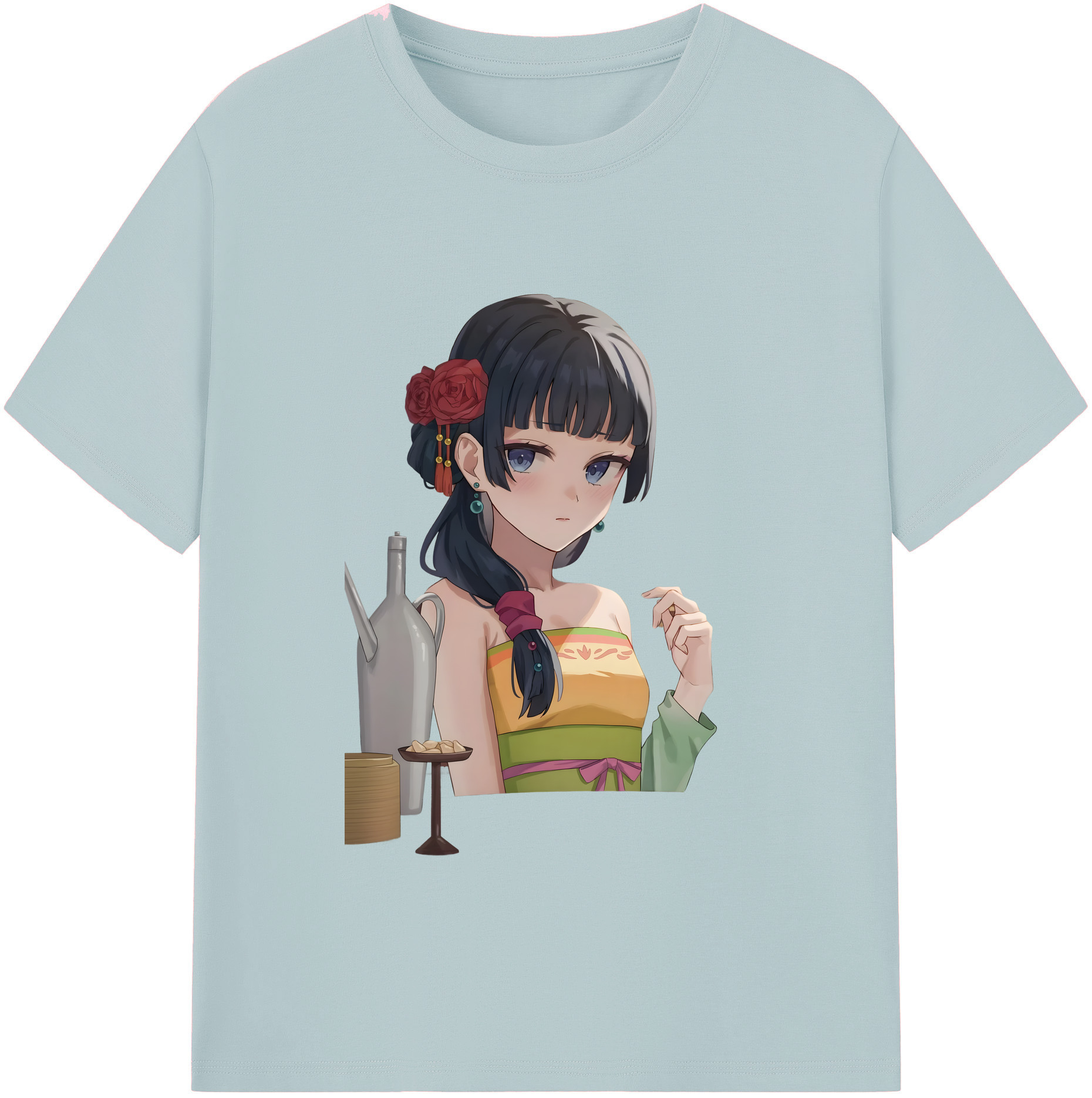 （画像用） 薬屋のひとりごと The Apothecary Diaries 綿100％半袖Tシャツ（フロントプリント）